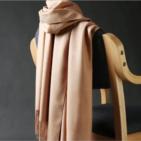 One left in stock New Cashmere Camel Pashmina - Picture 2 of 6